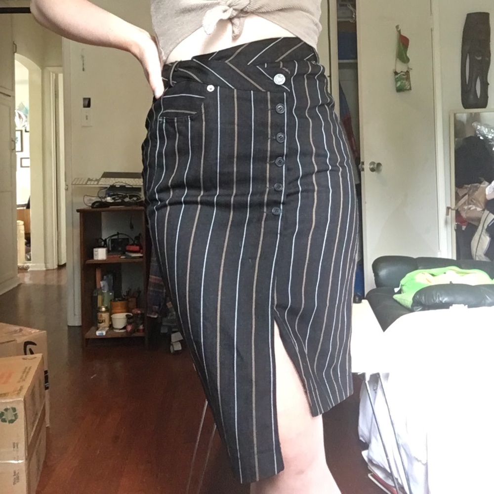 Style Nanda deconstructed pencil skirt
